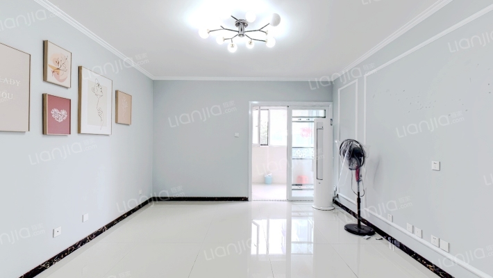 二康 范阳路 精装南北通透两居 婚房未住 急售-客厅