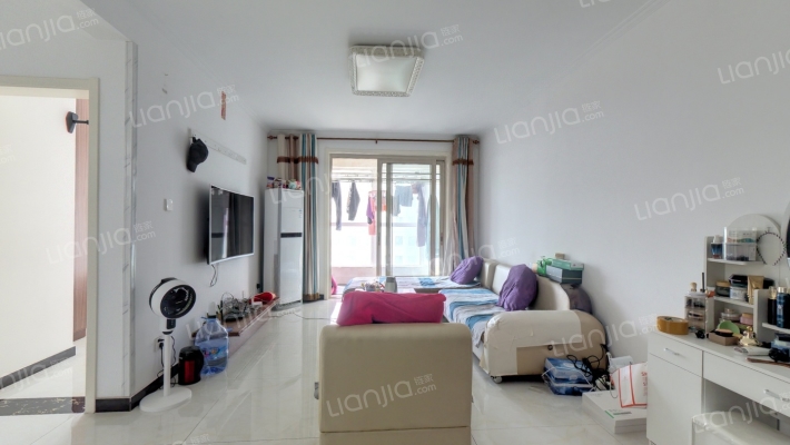 联合七号院全南两居华阳路 交通便捷，免费停车-客厅