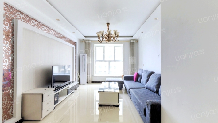 范阳路 主干道 名流美域 精装两居-客厅