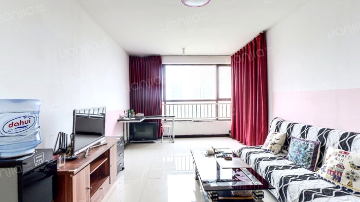 涿州高铁东站，鸿坤理想湾全明一居室，卫生间带窗户-客厅