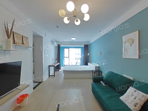 整租·金沙滩壹号 1室1厅 南