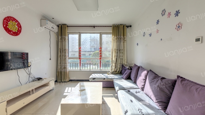 金竹花园全南两居出售，拎包入住-客厅