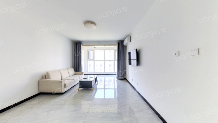 华融洋房，南北通透3居室，房本满两年-客厅