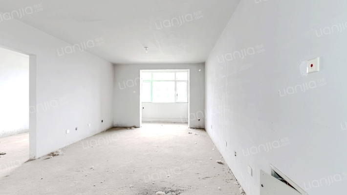 南北通透，总高11层，一梯两户，住在公园内-客厅