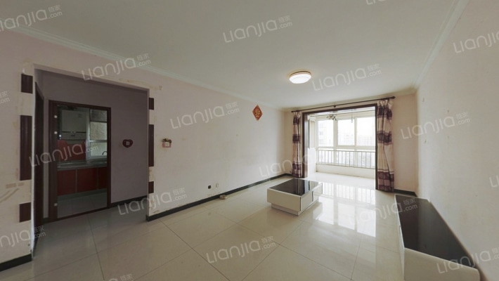 公园一号大平米两居室，位置优越。-客厅