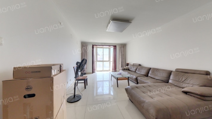 德信公园旁 改善型小区 社区物业不错 南北通透3居-客厅