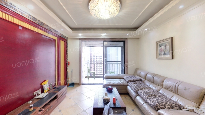 临桂新区花样年绝好楼层，精装修拎包入85平大两房-客厅