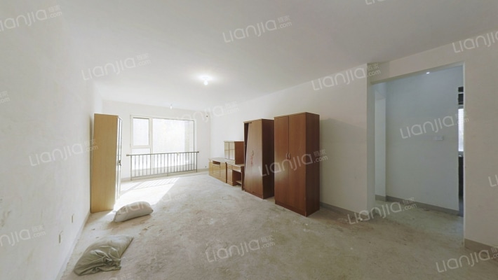 南北向三居 双卫 边户 主卧转角窗3居 眀厨卫 看房方便-客厅