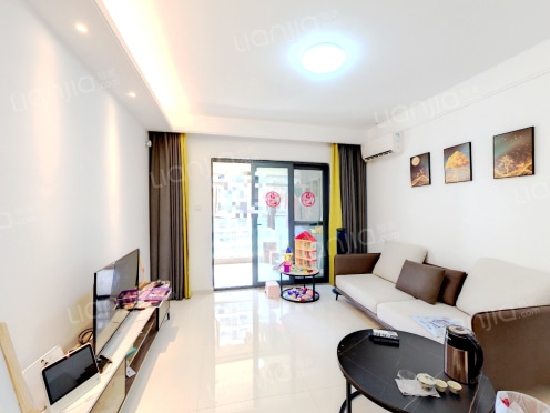 整租·金地海南自在城丁香苑 2室2厅 南