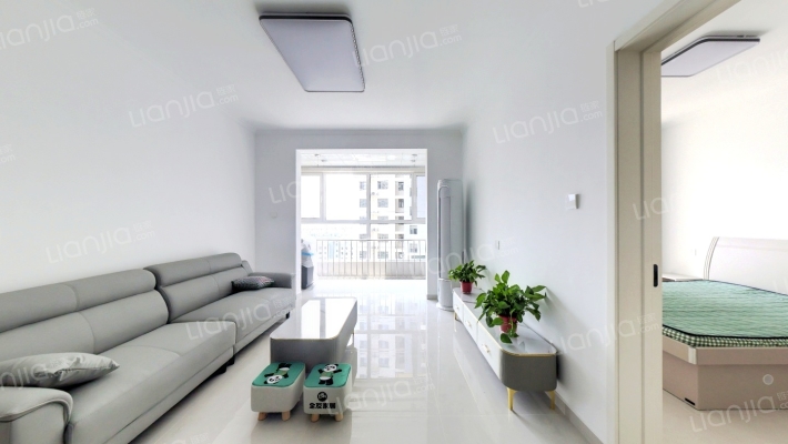 出售 联合七号院南向两居  精装修未住 采光好-客厅