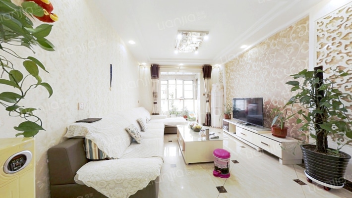 开发区 公园壹号 精装两居室 拎包入住-客厅