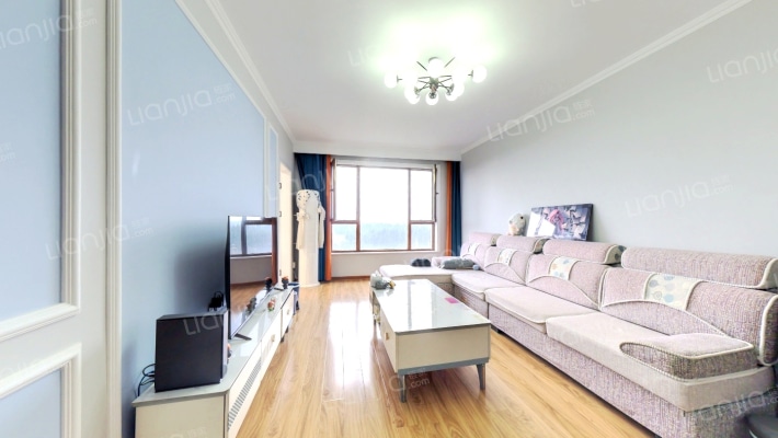 精装修 家具家电齐全 房本满二 中间楼层-客厅