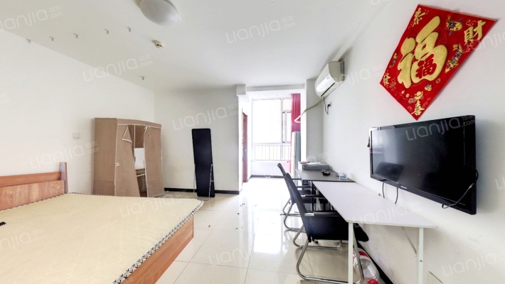 南向正规一居室 好楼层 简单装修-卧室