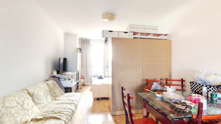 鸿坤理想湾，通透三居，自住装修，拎包入住-客厅