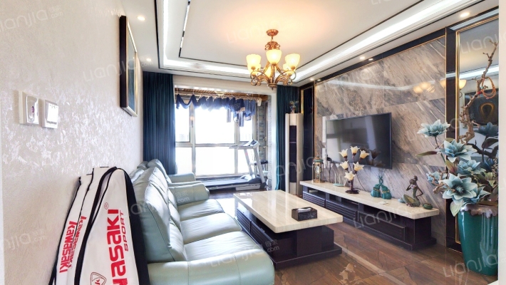 涿州高铁东站华融现代城精装修三居室拎包入住-客厅