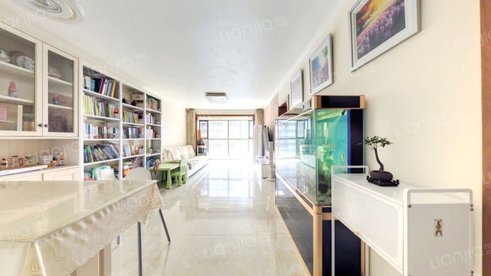 御景园  全南两居 双卫 好楼层  全天采光 带个地下室-客厅