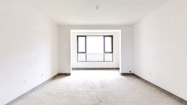 鸿坤理想湾 127平H户型 南北双通透 房本满二可贷款-客厅