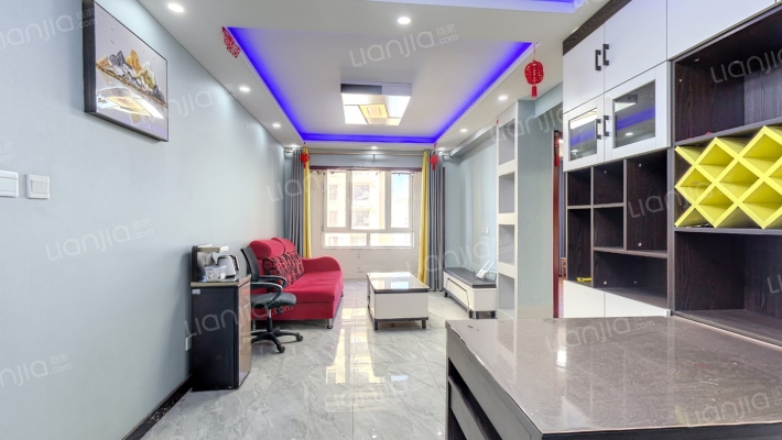 德信公园业主自住品牌装修交通便利-客厅