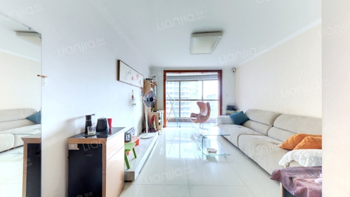 御景园全南两居  精装修 中高好楼层 全天采光-客厅