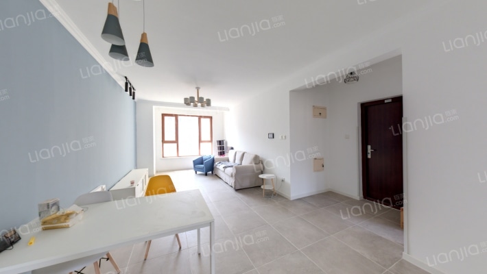 全屋进口材料乐华梅兰设计精装修南北通透三居室拎包住-客厅