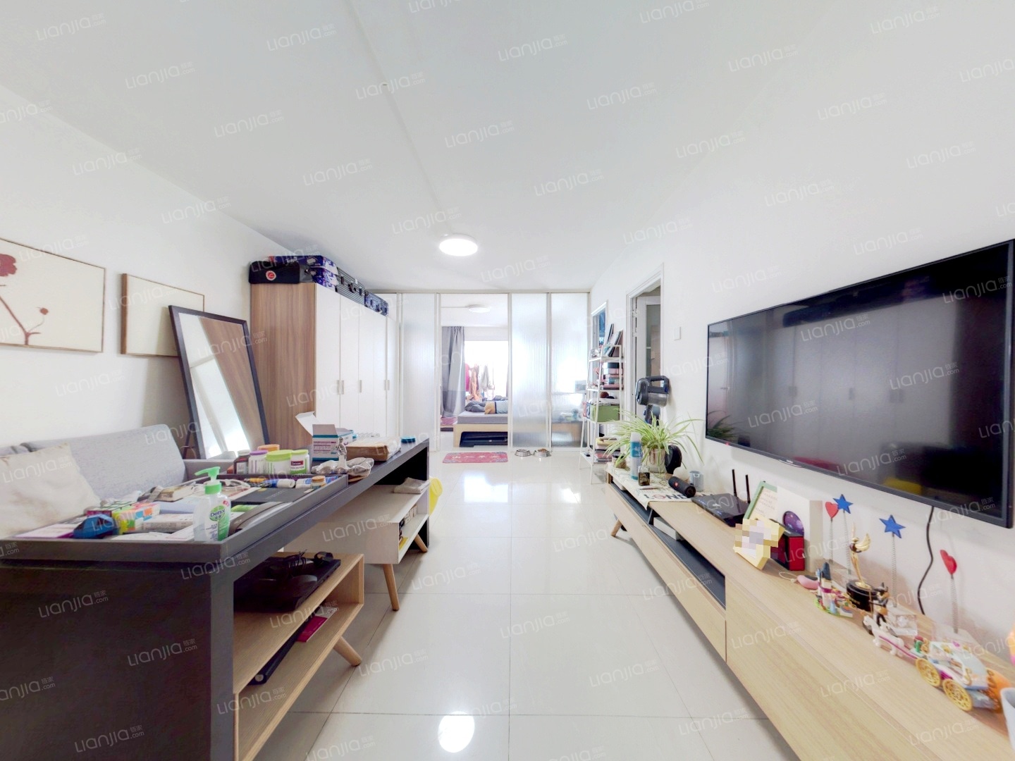 国展新座西向开间 位置安静 户型方正 北京朝阳西坝河国展新座二手房 北京链家