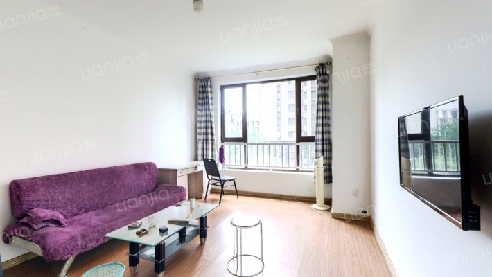 鸿坤全南向两居室    带装修   满两年   随时看房-客厅