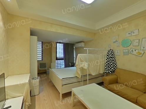 整租·财信北岸江山东区 1室0厅 南