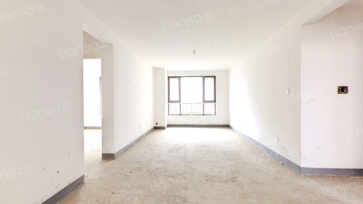 鸿坤北区南北通透三居F户型，全天无遮挡-客厅