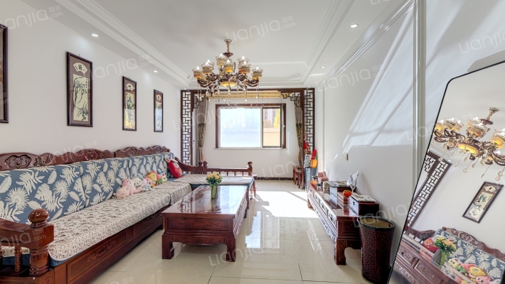 涿州高铁狮子城精装修大三居室，还有一个大露台-客厅