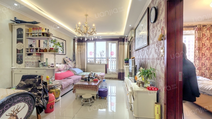 香邑溪谷93平全南大两居 中高好楼层 房本满二自住装修-客厅