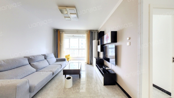 华阳东路联合七号院西南向两居随时看房-客厅