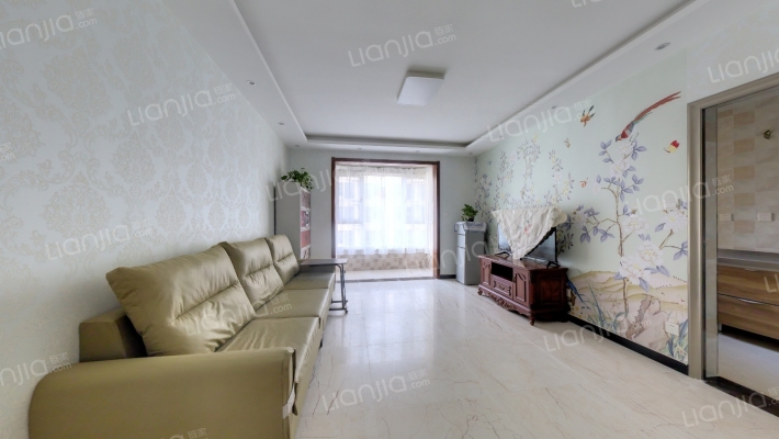 范阳路高速路精致装修购物方便小区干净优美二居室。-客厅