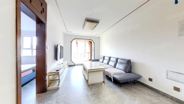 精装修，拎包入住，格局方正，楼层好，采光充足-客厅