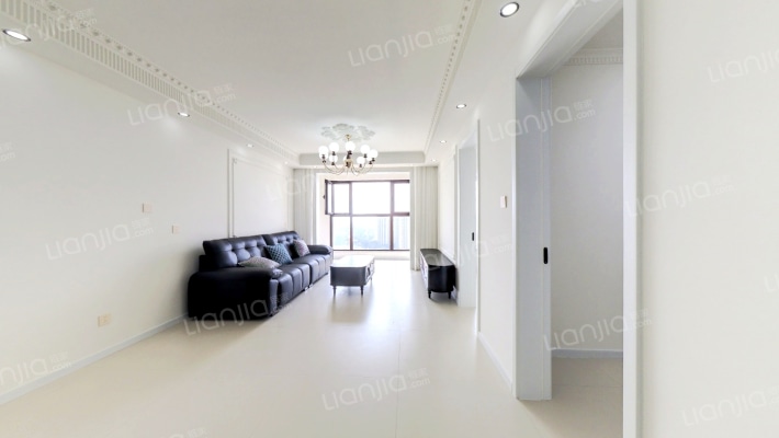 高铁通勤三居，业主急售精装两居，拎包入住-客厅