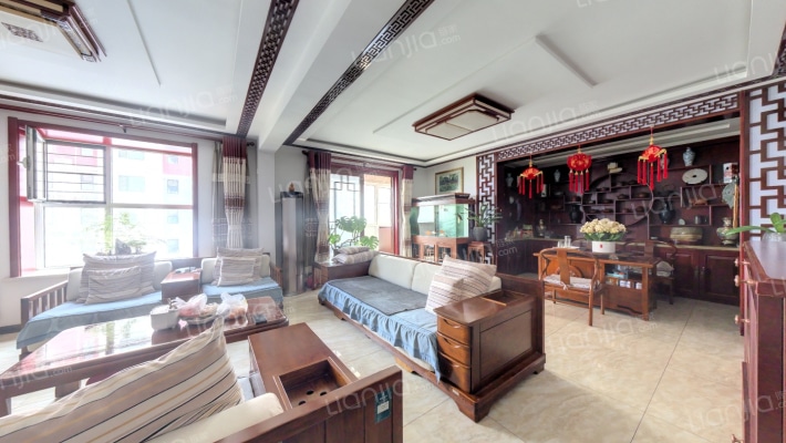 中高楼层 采光好 无尾款 两套房子打通 大平层-客厅