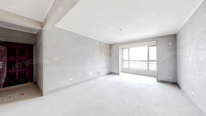 房子户型是南北通透，毛坯，视野好  彩光好-客厅