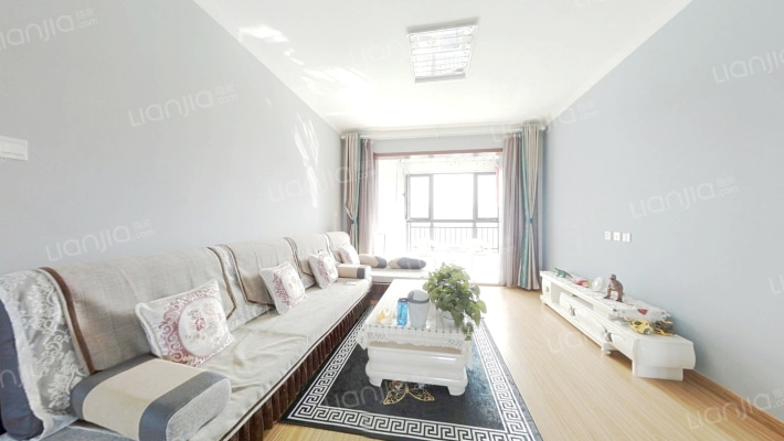 天伦湾保利物业 人车分流 南北通透 宽楼间距 采光充足-客厅