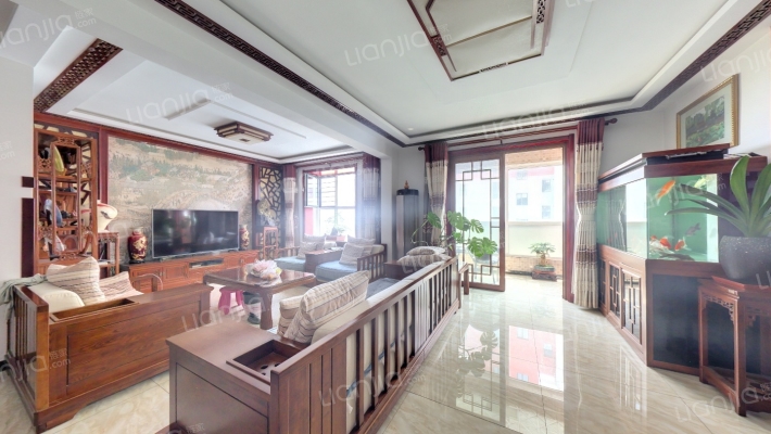 中高楼层 采光好 无尾款 两套房子打通 大平层-客厅