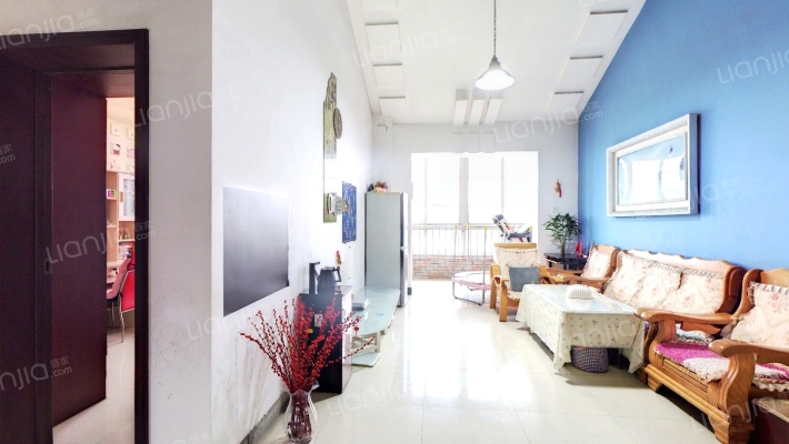 朝阳路旁 水乡园 南北通透两居室 中等装修 房本满五-客厅