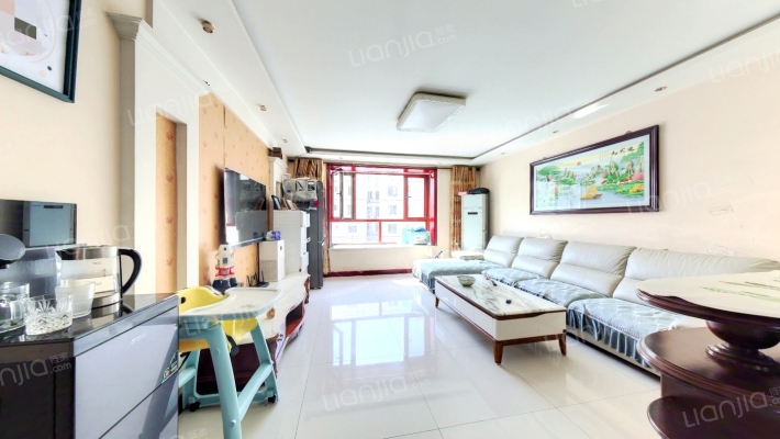 电梯洋房，一梯两户，南部通透3居，满五唯一-客厅