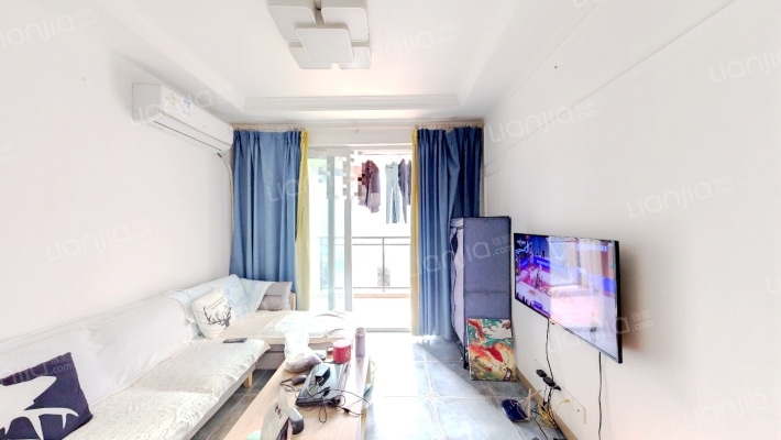 财信沙滨城市精装一室 户型方正 采光好 拎包入住-客厅