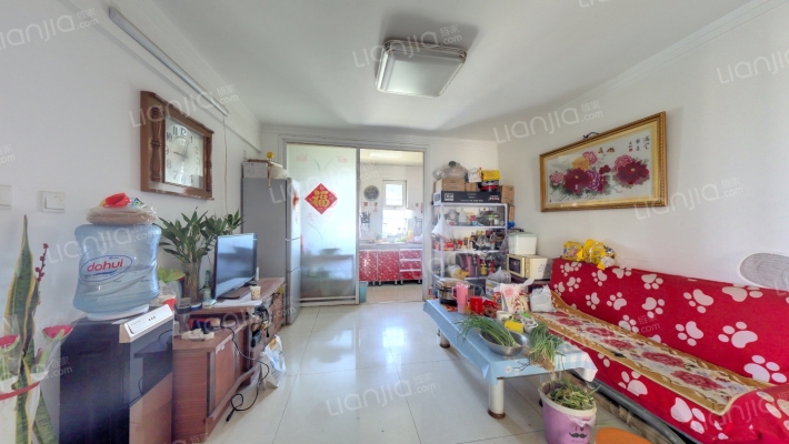 出门冠云路，老城区，房本满两年税少，精装修，采光好-客厅