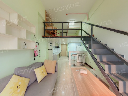 整租·摩根国际 1室1厅 复式 西北