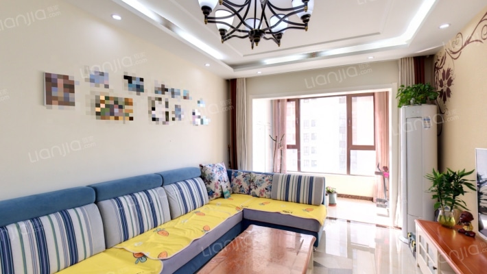 鸿坤D户型   精装修    全明格局    中间楼层-客厅