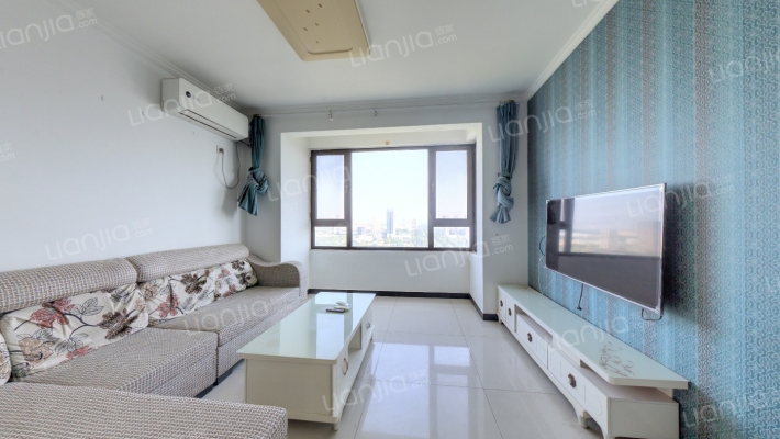 业主自住精装，带全屋家具家电，可直接拎包入住-客厅