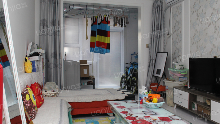 一层带花园  精装婚房 南北通透全明三居 有本-客厅