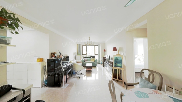 鸿坤理想湾南区 3室1厅 南 北-客厅