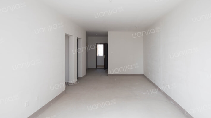 鸿坤南区 全阳三居 毛坯随意装修 好楼层 无遮挡-客厅