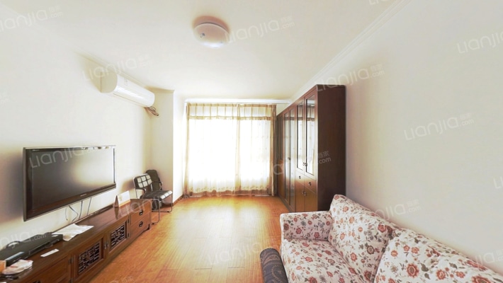 鸿坤理想湾B户型全南两居诚意出售,精装修-客厅