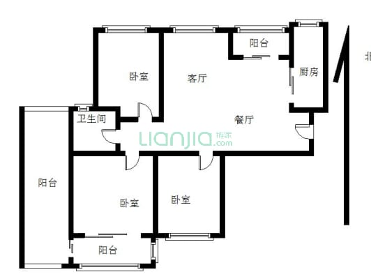 野风海天城 3室2厅 200万